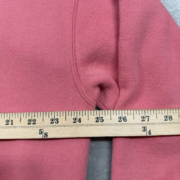 Vintage Lee Heavyweight Sweatshirt Women’s XL Pink Floral Wheel Barrel Garden - Picture 6 of 9